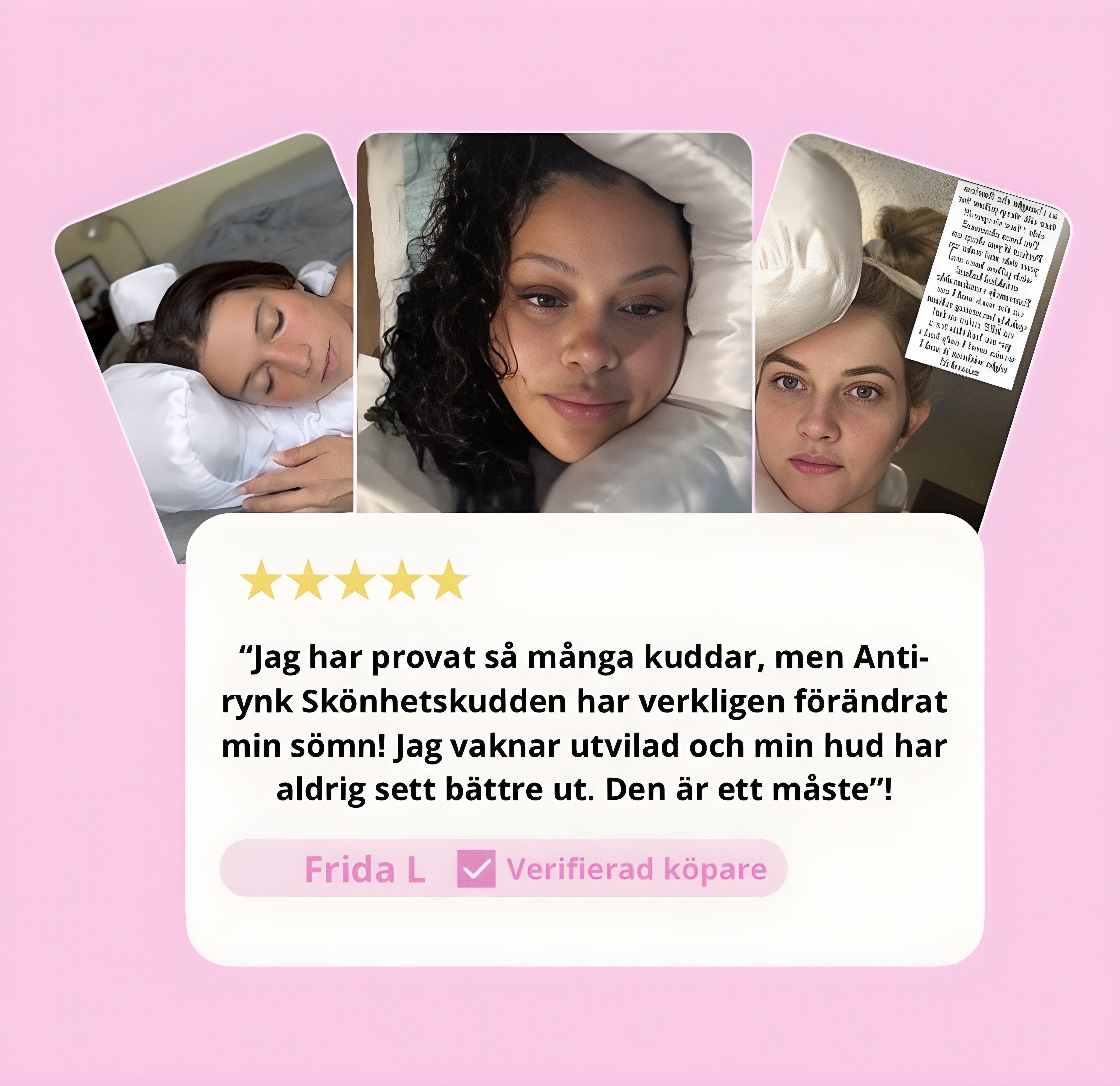 Vakna självsäkrare varje morgon med Anti-rynk skönhetskudden